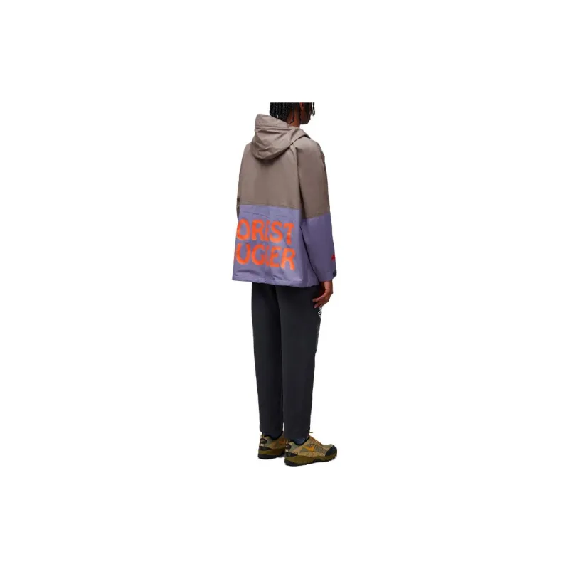 THE NORTH FACE SS23 Water Resistant Windbreaker Jacket Unisex Brown-7