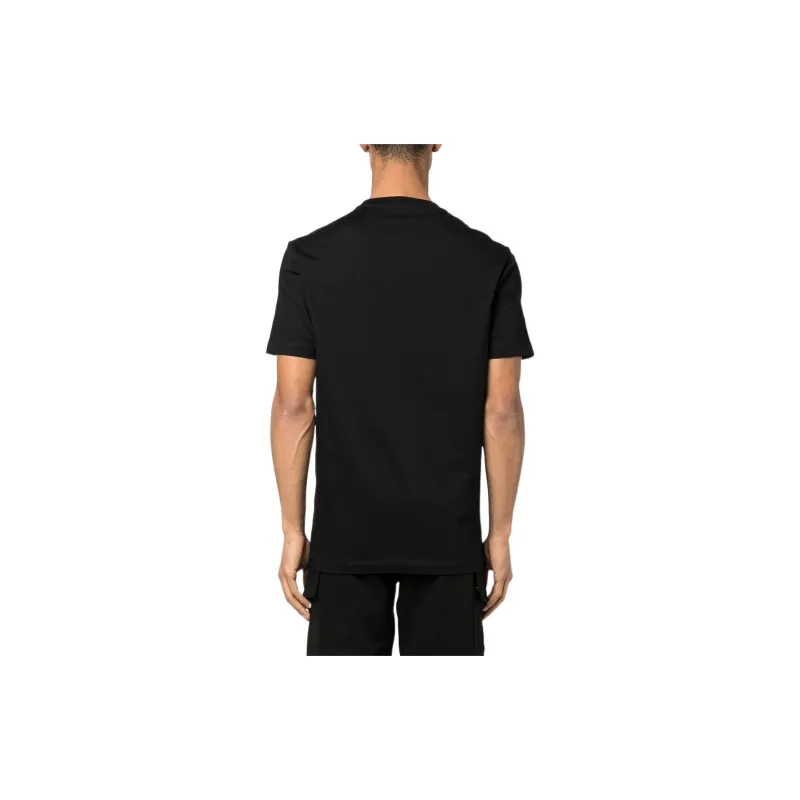 VERSACE Medusa Orchid T Shirt Men's Black-3