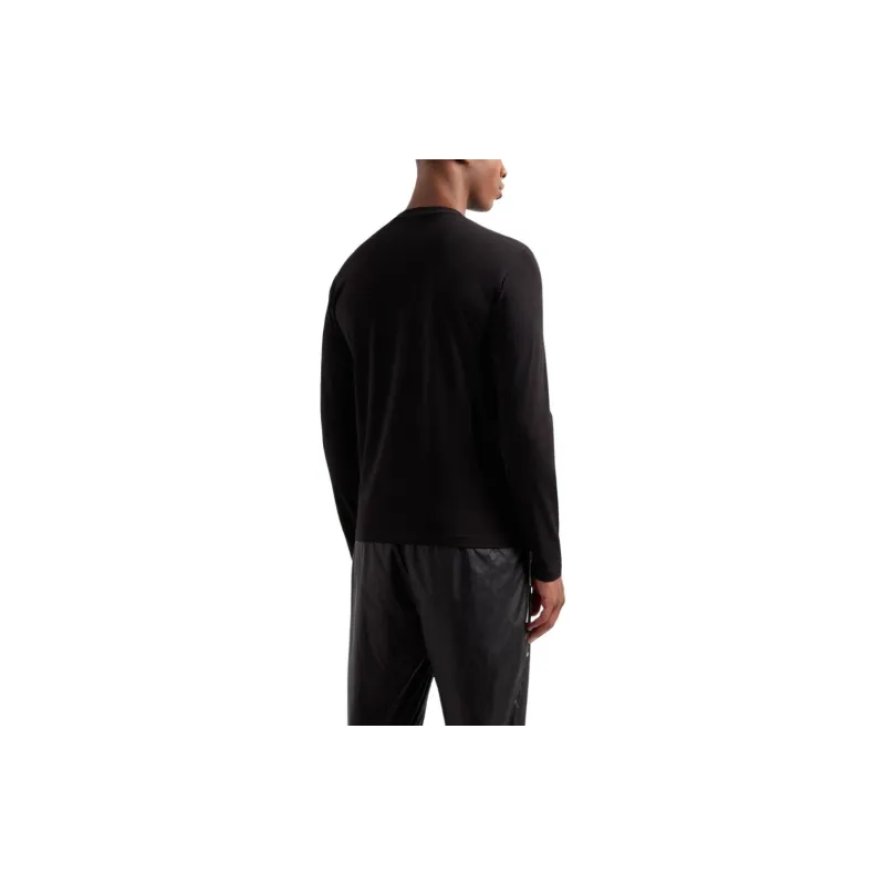 EMPORIO ARMANI EA7 SS24 T Shirt Men's Black-4