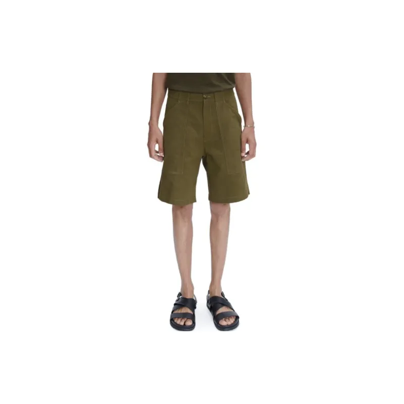 A.P.C Melbourne Cotton Canvas Shorts-1