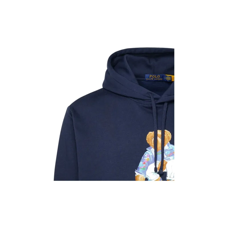 Polo Ralph Lauren Bear Printed Drawstring Hoodie-6