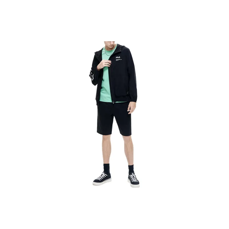 FILA HERITAGE Casual Shorts Men's Black-2