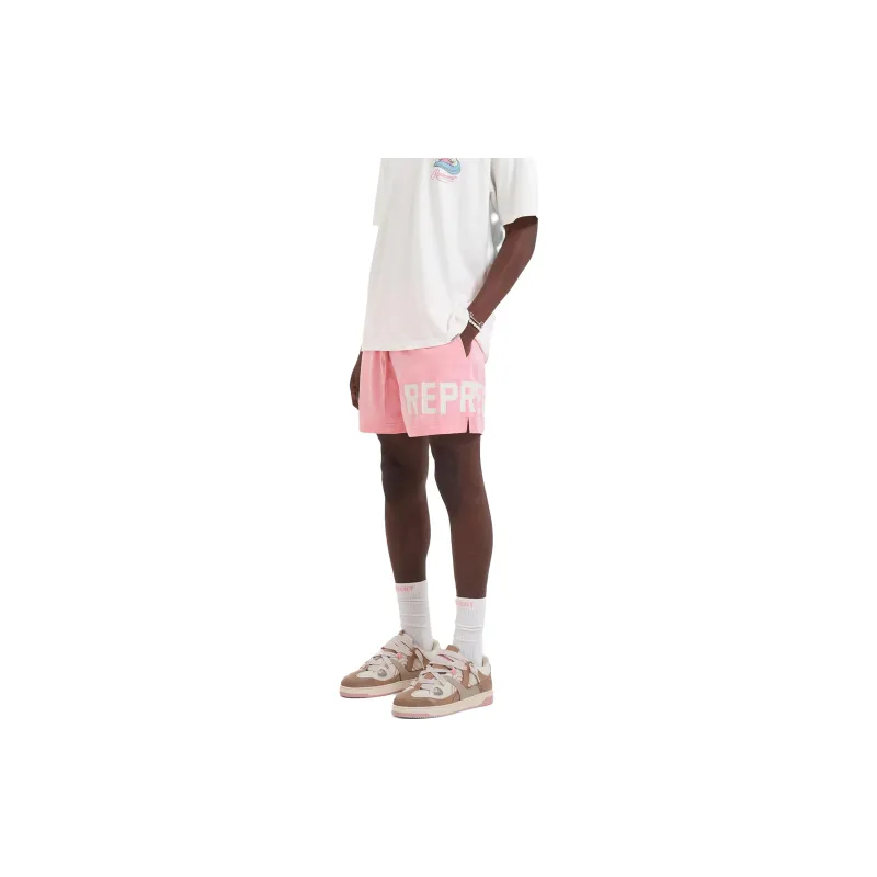 REPRESENT Logo-Printed Elastic Waist Swim Shorts-3