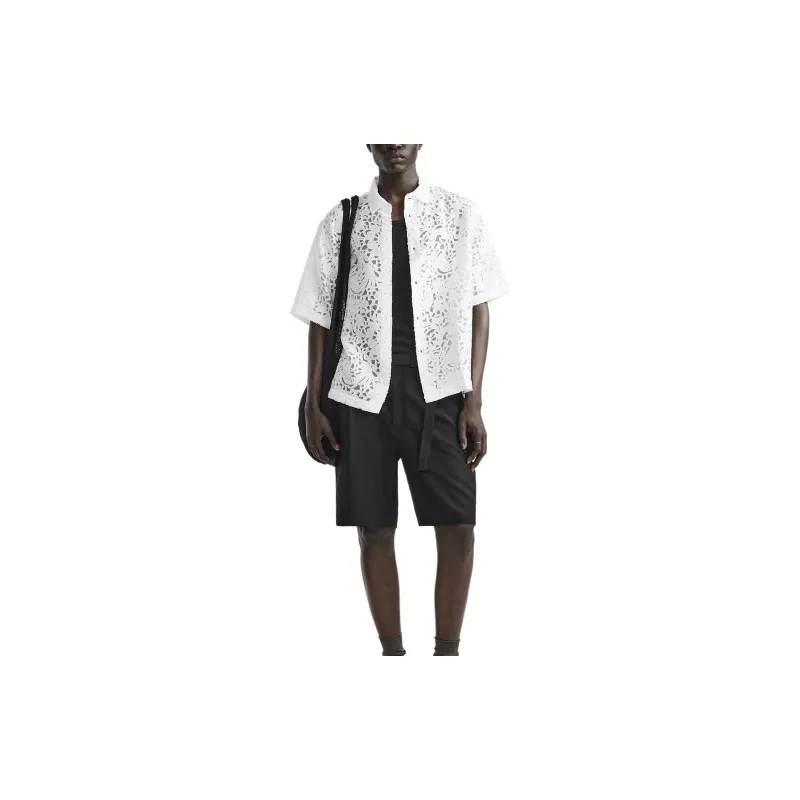 ZARA Shirts Men White-2