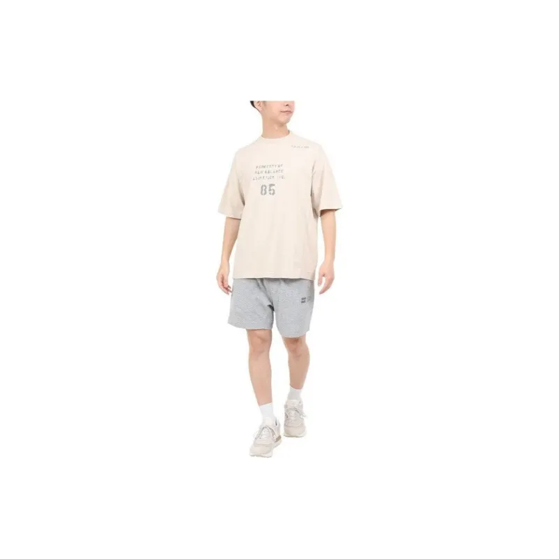 New Balance T Shirt Men's Beige-5