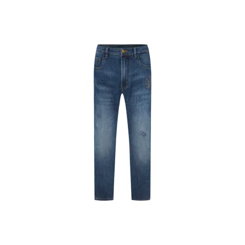 C'N'C New Order & Classics Series Jeans Men Denim Blue