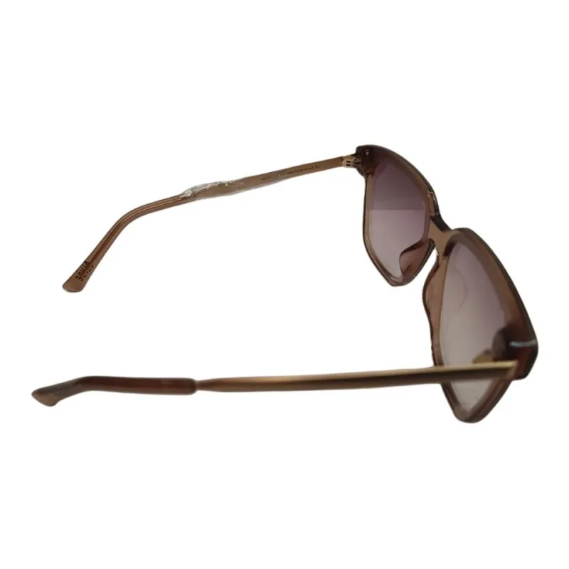 BONNIECLYDE Square Sunglasses Unisex Brown-1