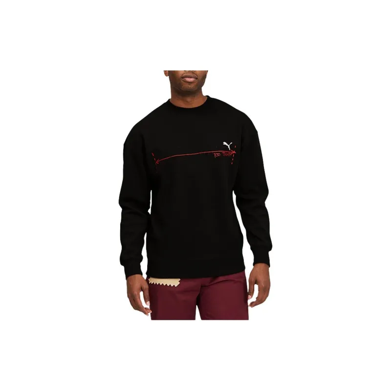 PUMA Sweatshirts Unisex Black-3