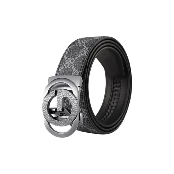 15 MINS Polyvinyl Chloride Leather Leather Belts Men's Width: 3.5cm