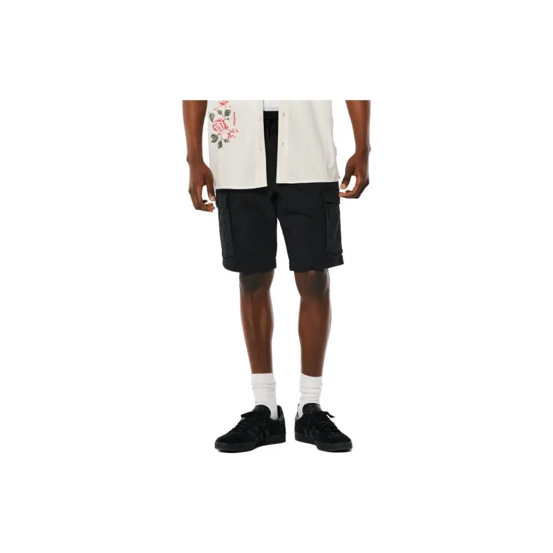 Hollister Cargo Shorts Men Black-1