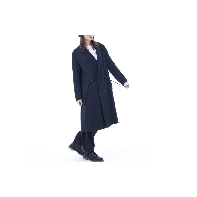 Yohji Yamamoto SS24 S'YTE Coats Unisex Black-4