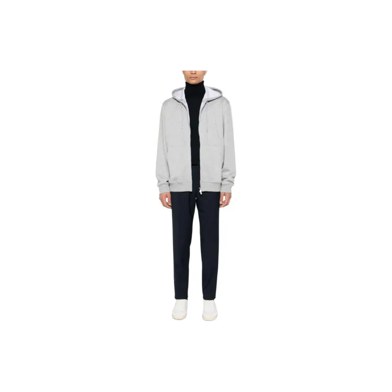 Brunello Cucinelli Zip Up Drawstring Hoodie-1