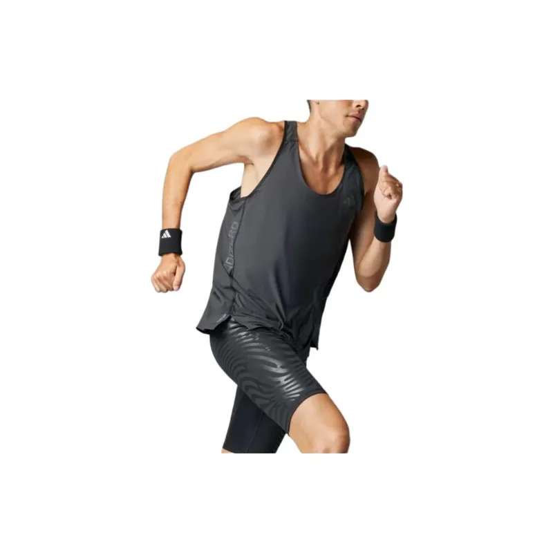 Adidas Free Shipping With AdiClub Adizero Running Singlet-4