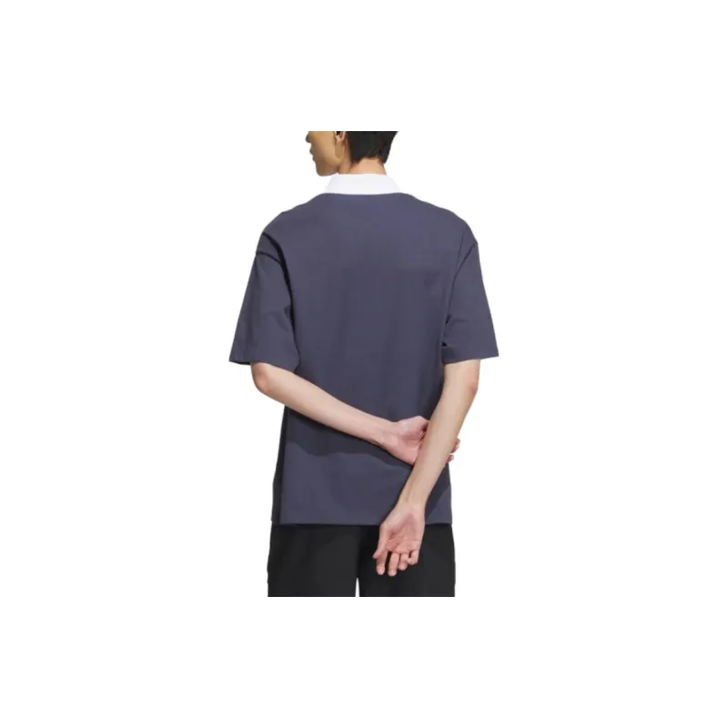 Adidas Polo Shirt Men's Dark Navy Blue-2