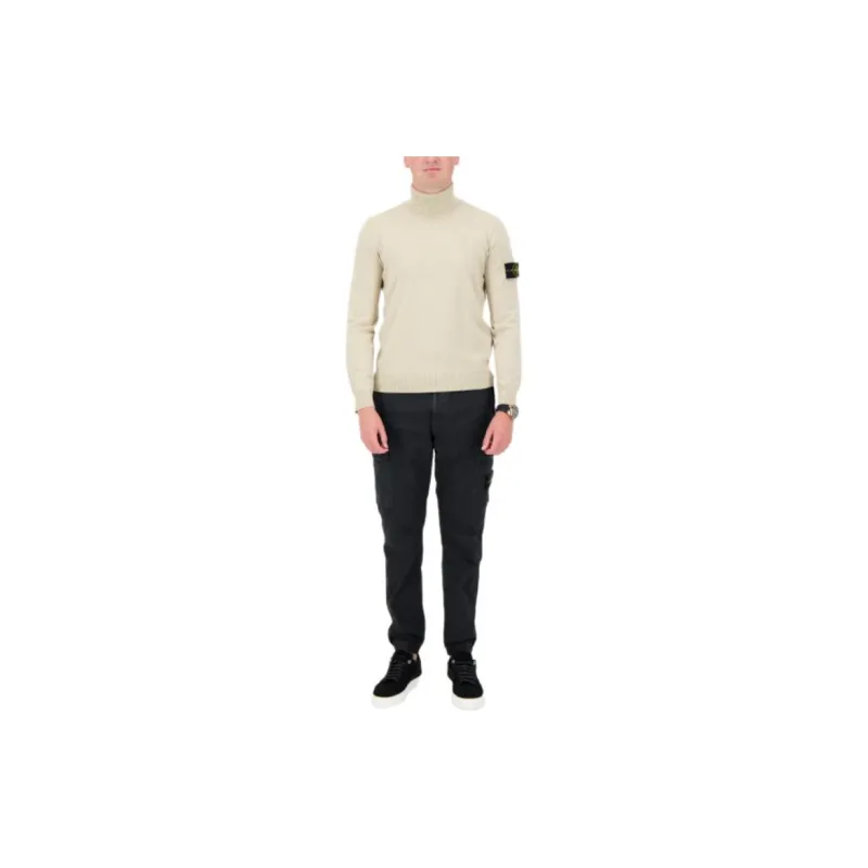 STONE ISLAND Compass Patch Roll Neck Jumper-3