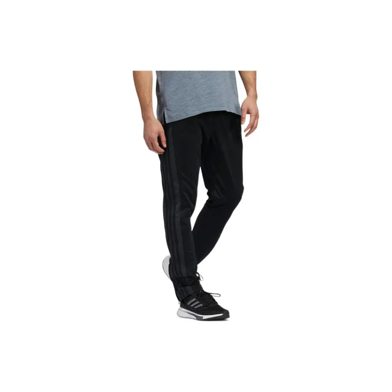 Adidas Knitted Fabric Vintage Sweatpants Men's Black-5