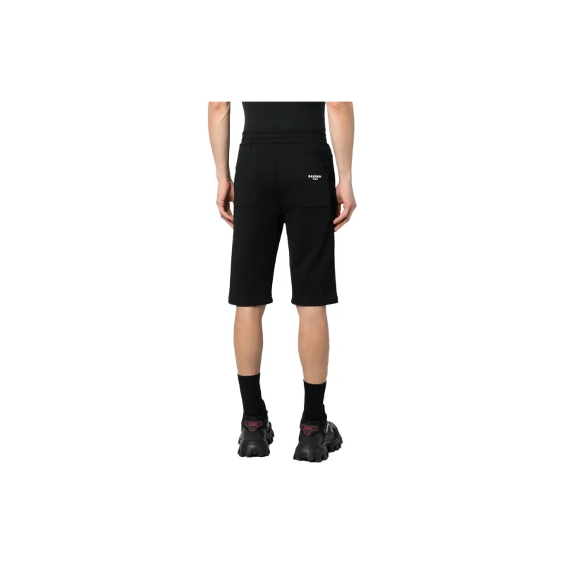 BALMAIN Logo print Track Shorts-3