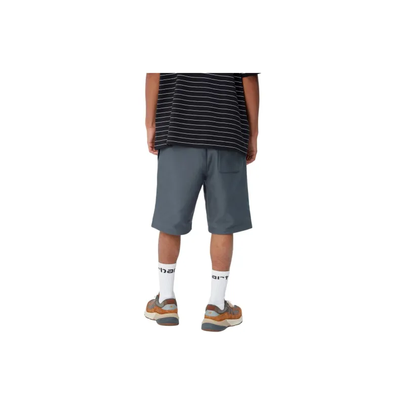 Carhartt WIP American Script Sweat Short Casual Shorts Men's Dark Gray-3