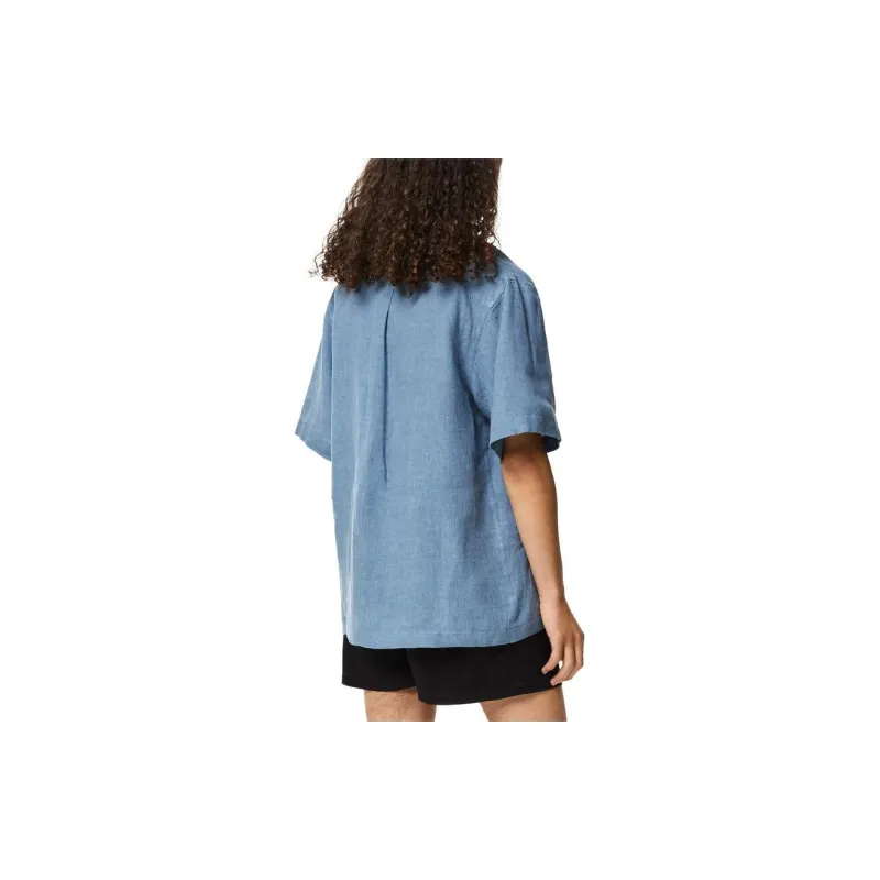LOEWE Linen Bowling Shirt-2