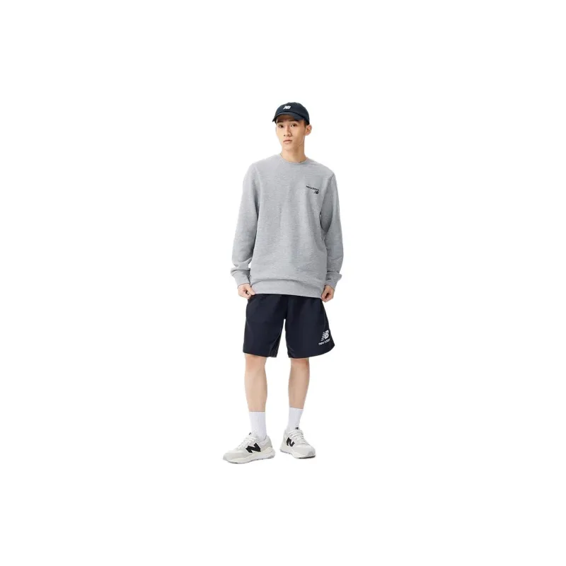 New Balance C F CREW Sweatshirt Men's Gray-3