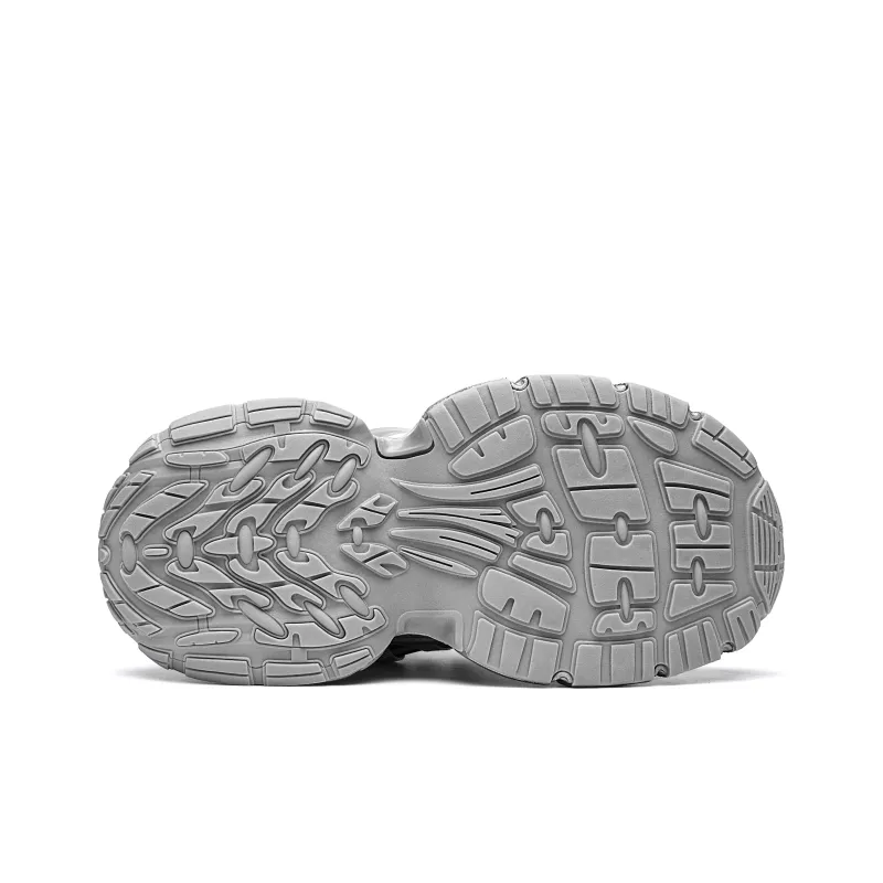 MVA Anti Slip Wear Resistant Breathable Impact Resistant Lightweight Low Top Chunky Sneakers Unisex-4