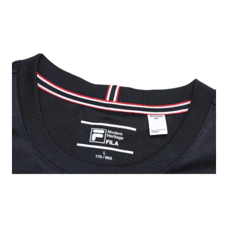 FILA Casual Sportswear Men Legend Blue+Pitch Black-5