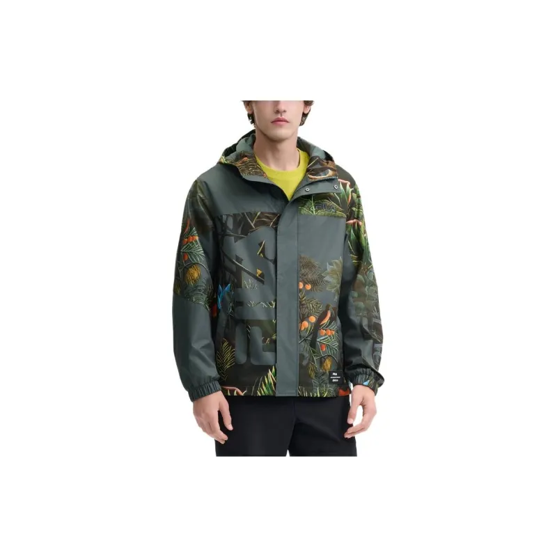 FILA x LUSUO Jackets Coats Men Green-1