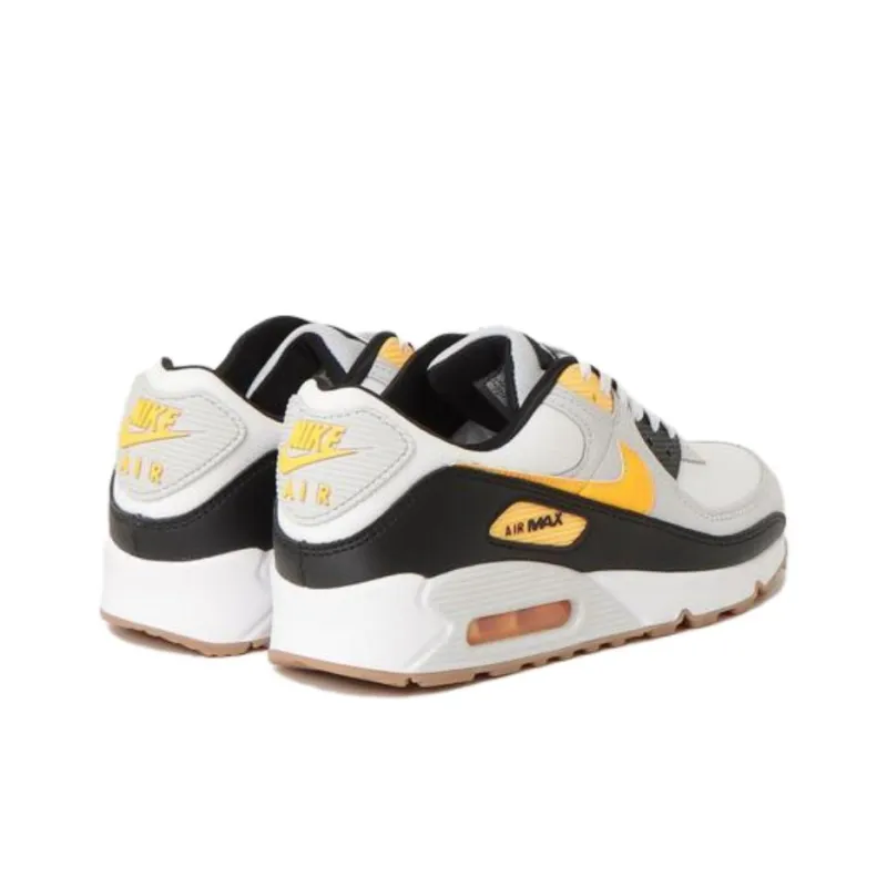 Nike Air Max 90 Anti Slip Wear Resistant Low Top Casual Shoes Men's White-2