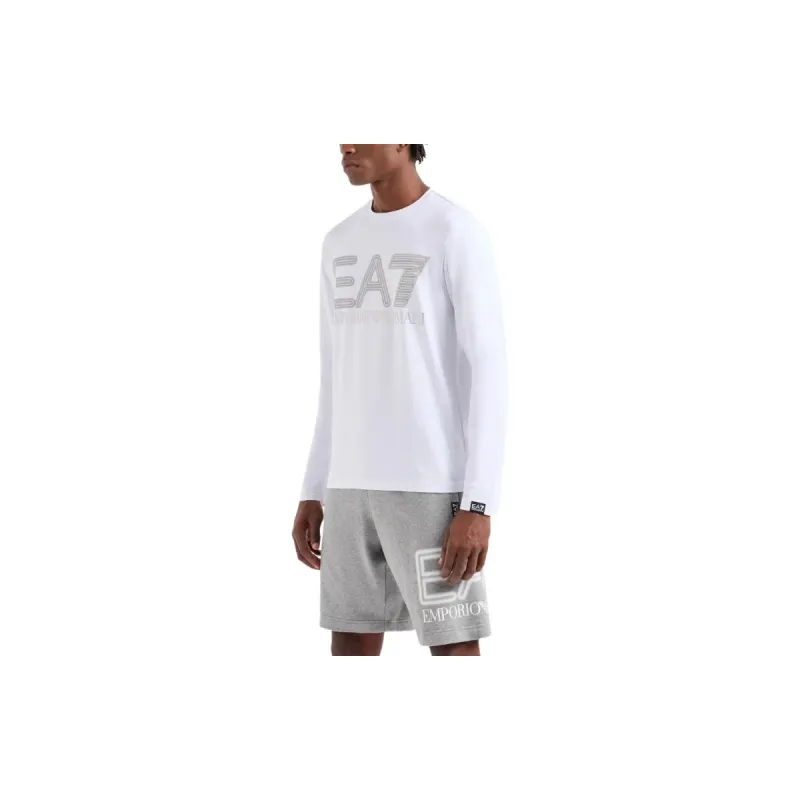 EMPORIO ARMANI EA7 SS24 T Shirt Unisex White-4