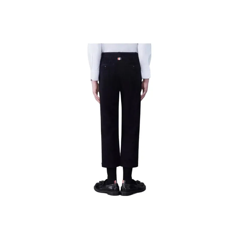 THOM BROWNE Corduroy Straight Leg Trousers-4