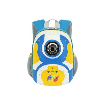 ! YOVELA 3D Effect Cartoon Styling PC Kindergarten Backpack Kids' Blue/Yellow