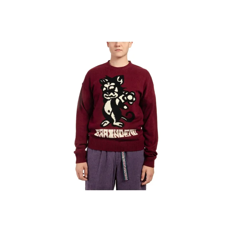 Brain Dead Sweaters Men Red-2