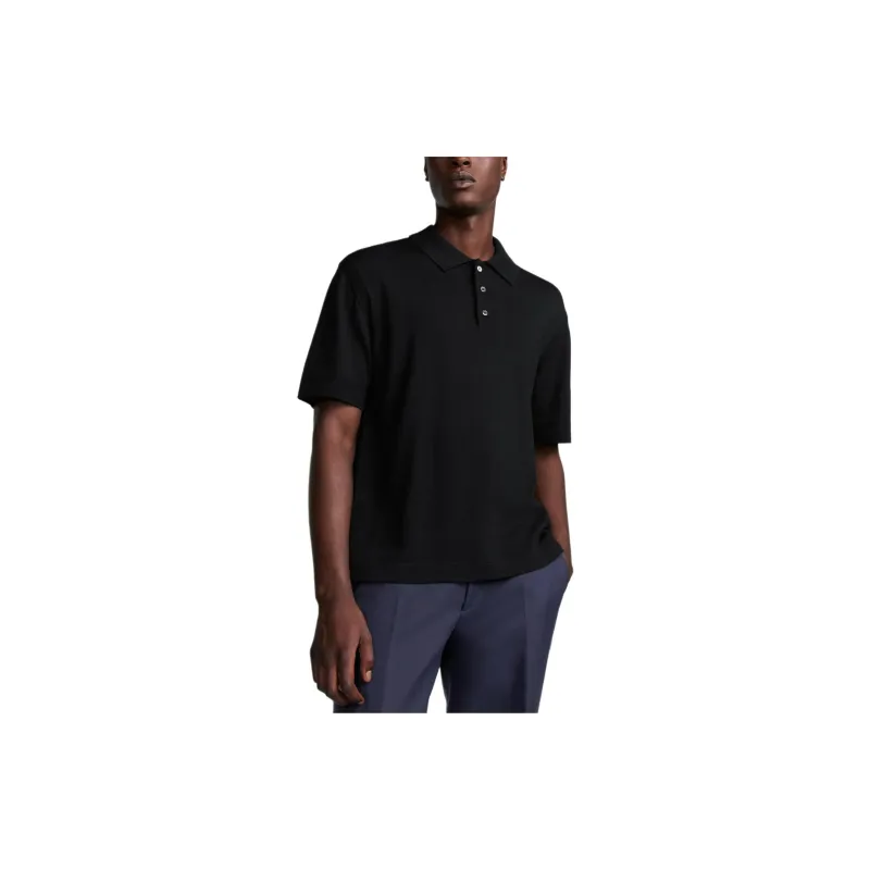 DIOR SS24 Polo Shirt Men's Black-3