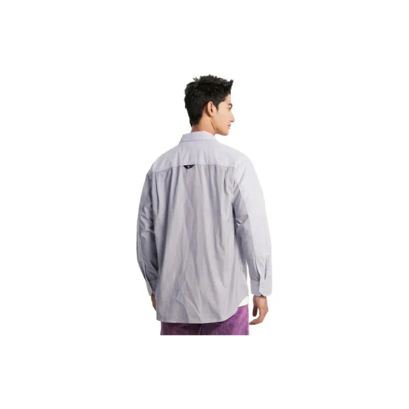 Calvin Klein Shirts Men Gray White-2