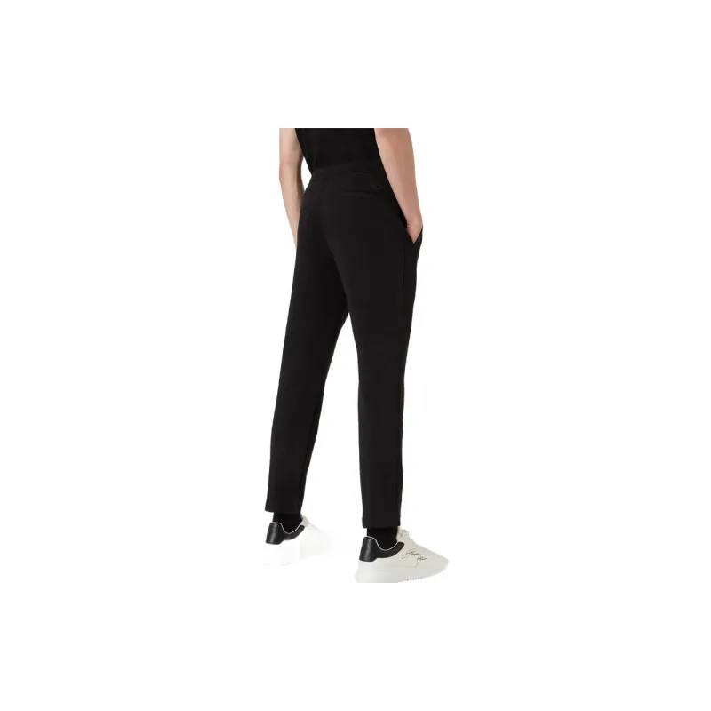 EMPORIO ARMANI Double jersey Joggers With Eagle Logo Patch-3
