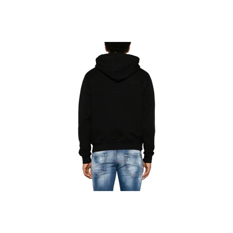 DSQUARED 2 Graphic Printed Drawstring Hoodie-2