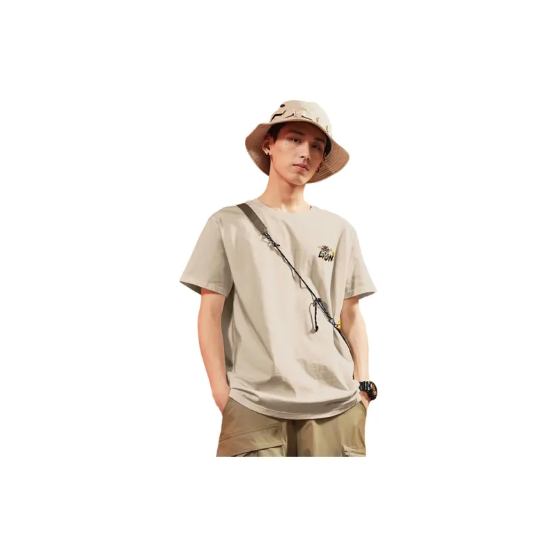 Tonlion T Shirts Men Sand-2