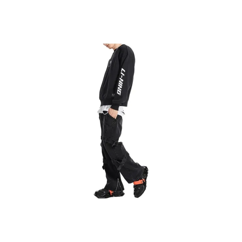 LiNing Sweatshirt Winter Men's Black-4