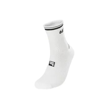 FILA Fitness Mid Calf Socks Men's 1 Pack Standard White