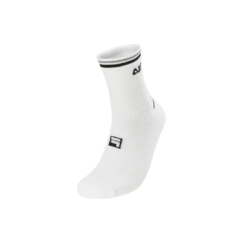 FILA Fitness Mid Calf Socks Men's 1 Pack Standard White-0