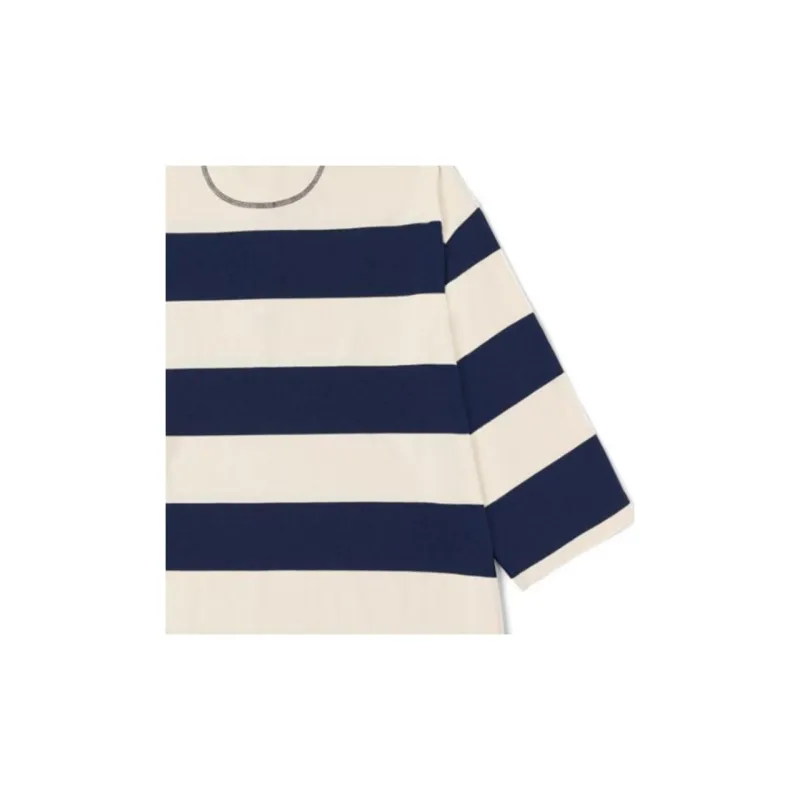 Vans Short Sleeved Dress Women's Blue White Stripes-4