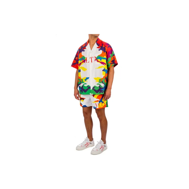 Valentino Shirts Men Multicolor-4