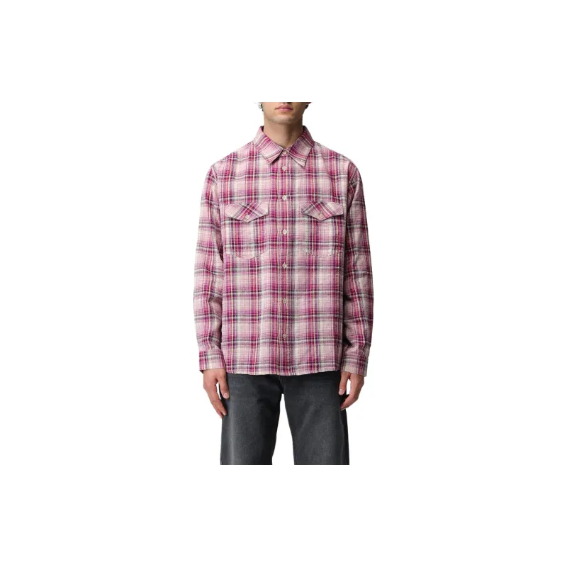 ISABEL MARANT Checked Long Sleeved Shirt-5