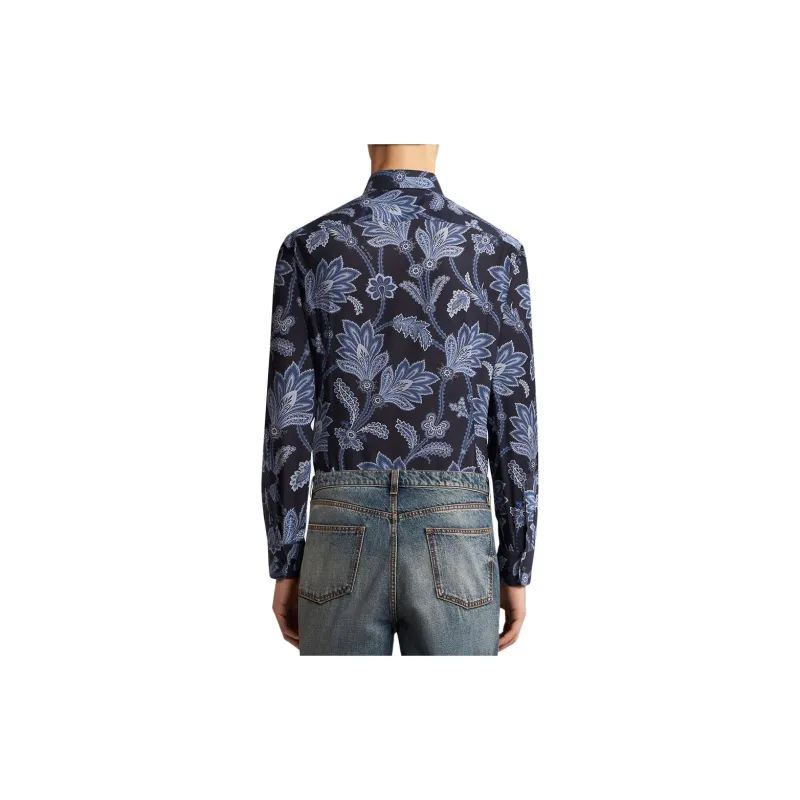 ETRO Floral print Poplin Shirt-2