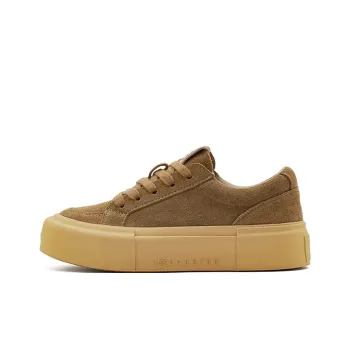 Little Sue Skateboard Shoes Women's Low Top Brown, Black