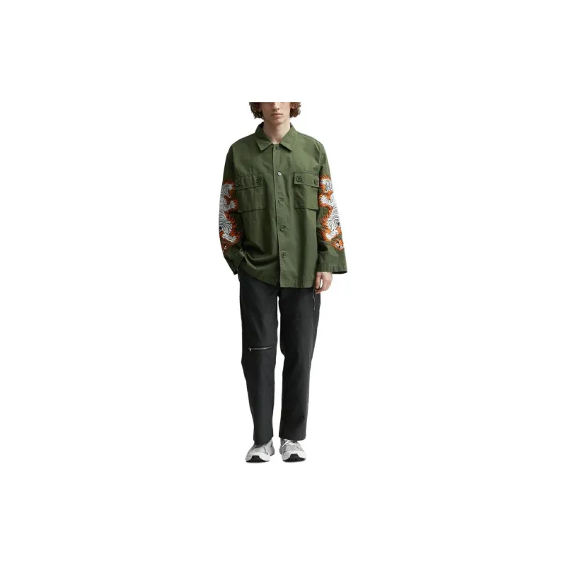 WACKO MARIA Shirts Men Green-2