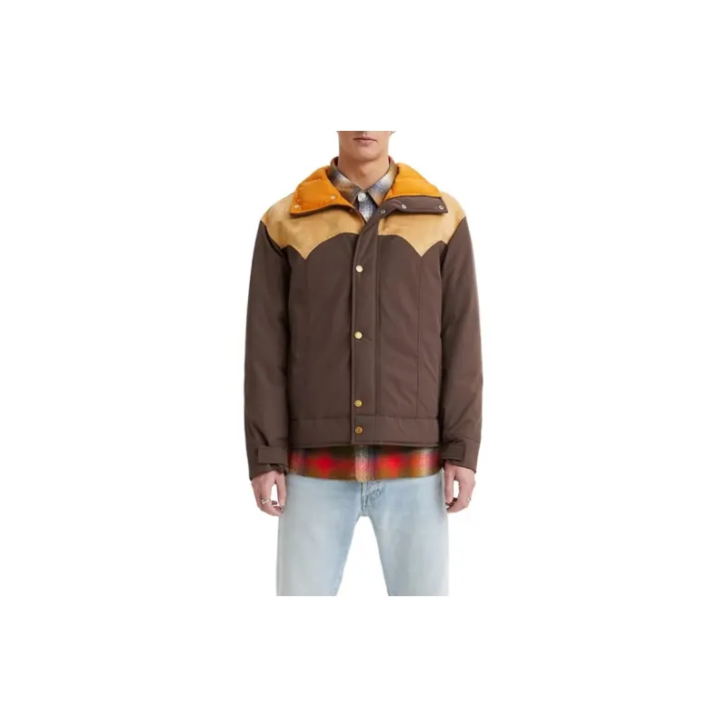 Levis Jackets Men Brown-2