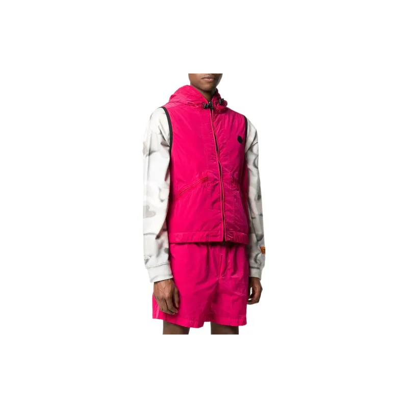 Moncler Vests Men Rose Red-2