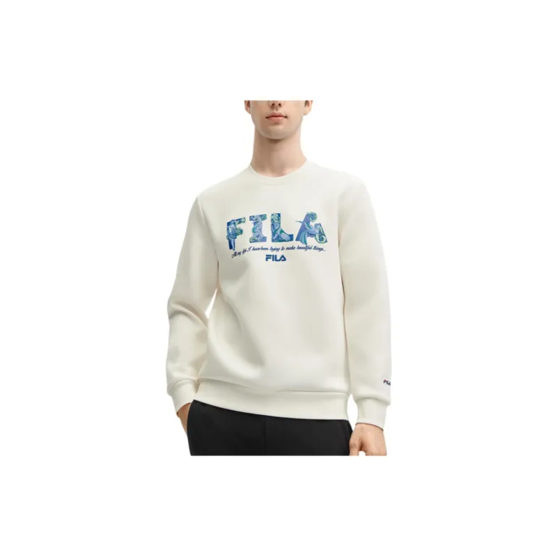 FILA x V&A LIANMINGKUAN Sweatshirt Men's Ivory-3