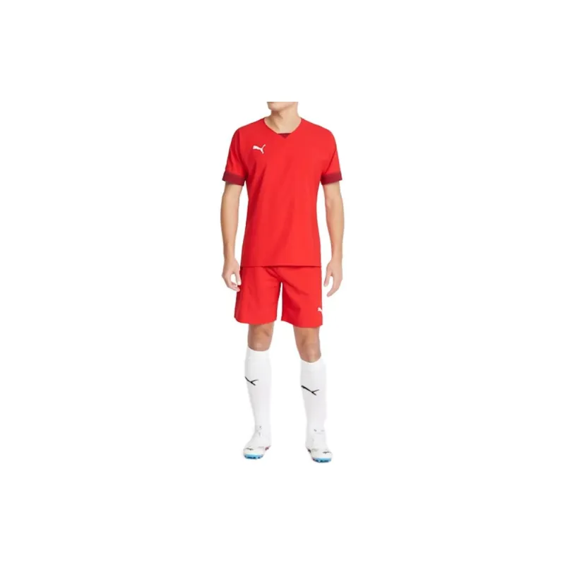 PUMA Teamfinal Shorts Casual Shorts Men's Red-4